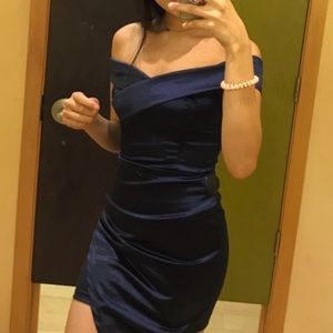 Homecoming satin dress